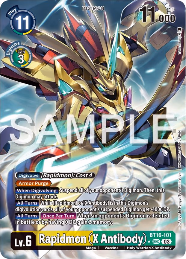 Rapidmon (X Antibody) (Alternate Art)